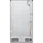 LG InstaView 681L Side By Side Refrigerator, Smart Inverter Black/Steel, GR-X34FFCAB