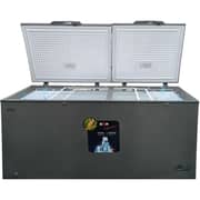 Zen 650L Double Door Chest Freezer, 650L Grey, ZCFG650D