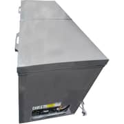 Zen 650L Double Door Chest Freezer, 650L Grey, ZCFG650D