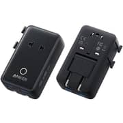 Anker 1 Pc 5-in-1 Travel Adapter Black - A9215311