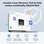 Lexar SL300 Portable SSD USB3.2 1TB Black - LSL300001T-RNBNG
