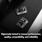 Lexar Professional Silver Pro SDXC UHS-II Card 512GB Black/Silver - LSDSIPR512G-BNNNG