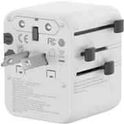 Swiss Military 1 Pc Travel Adaptor White - SM-TC-35W-GaN-WLD-WHI