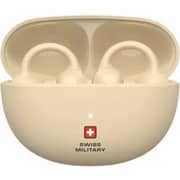 Swiss Military Delta 6 True Wireless Earbuds Beige