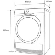 Electrolux UltimateCare 700 Front Load Heat Pump Dryer 9 kg - EDH903R7SC