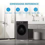 Midea Front Load Washer 8 kg - MF110W80B/T-GCC