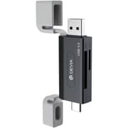 Devia Leopard Series 2-in-1 Card Reader USB3.0 Black - 112360-BK