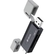 Devia Leopard Series 2-in-1 Card Reader USB3.0 Black - 112360-BK