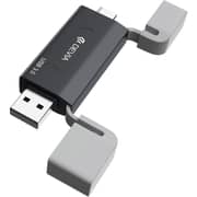 Devia Leopard Series 2-in-1 Card Reader USB3.0 Black - 112360-BK