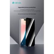 Devia Star Series Tempered Glass Twice Privacy Screen Black iPhone 16 Pro Max - 115590