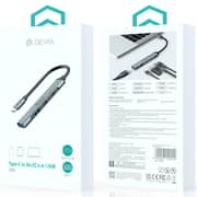 Devia EC707 Lite 1 4-in-1 Hub Deep Grey - 129412-DG