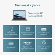 Asus Zenbook 14 (2025) Laptop - 2nd Series / Intel Core Ultra 9-285H / 14inch FHD+ / 1TB SSD / 32GB RAM / Shared Intel Arc Graphics / Windows 11 Home / English Keyboard / Jasper Grey / International Version - [UX3405CA-U9321TB]