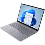 Lenovo ThinkBook 16 Gen 8 (2025) AI PC - 2nd Series / Intel Core 5-210H / 16inch WUXGA / 512GB SSD / 16GB RAM / Shared Intel Graphics / Windows 11 Pro / English & Arabic Keyboard / Arctic Grey / Middle East Version - [21SH005KGR]