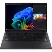 Lenovo ThinkPad T14 Gen 6 (2025) AI PC - 2nd Series / Intel Core Ultra 7-255U / 14inch WUXGA / 512GB SSD / 16GB RAM / Shared Intel Graphics / Windows 11 Pro / English & Arabic Keyboard / Black / Middle East Version - [21QC001CGR]