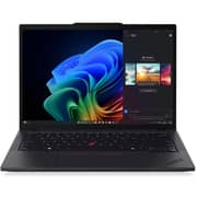 Lenovo ThinkPad T14 Gen 6 (2025) AI PC - 2nd Series / Intel Core Ultra 7-255U / 14inch WUXGA / 512GB SSD / 16GB RAM / Shared Intel Graphics / Windows 11 Pro / English & Arabic Keyboard / Black / Middle East Version - [21QC001CGR] + ANC Headphone