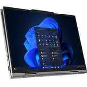 Lenovo ThinkPad 2-in-1 (2025) Copilot+ PC - 2nd Series / Intel Core Ultra 7-258V / 14inch WUXGA / 1TB SSD / 32GB RAM / Shared Intel Arc 140V Graphics / Windows 11 Pro / English & Arabic Keyboard / Grey / Middle East Version - [21NU000GGR] + ANC Headphone