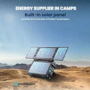 Powerology Solar Power Generator 76800mAh Black - PPBCHA38