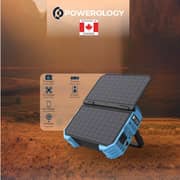 Powerology Solar Power Generator 192000mAh Black - PPBCHA30