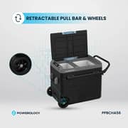 Powerology Smart Fridge 60L Grey - PPBCHA56