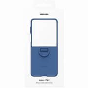 كَفر سامسونج جالكسي Z فليب 7 مع حلقة من السيليكون لون كحلي EF-PF766TNEGWW