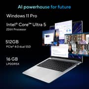 Asus V5405 (2025) Copilot+ PC - Series 2 / Intel Core Ultra 5-226V / 14inch WQXGA / 512GB SSD / 16GB RAM / Shared Intel Arc 130V Graphics / Windows 11 Pro / English & Arabic Keyboard / Platinum Silver / Middle East Version - [V5405CSA-I516512S]