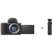 Sony ZV-E10 II 4K / 24.2MP APS-C Mirrorless Vlog Digital Camera with 16-50mm OSS Lens / GP-VPT3 Grip Kit - Black – ILCEZVE10M2K/B