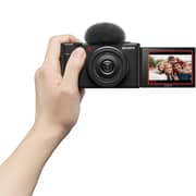 Sony Vlogging Camera Black - DSCZV1F + GP-VPT3 Multi Function Shooting Grip