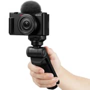 Sony Vlogging Camera Black - DSCZV1F + GP-VPT3 Multi Function Shooting Grip