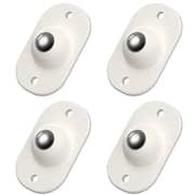 Mini Swivel Adhesive Wheels 4 Pcs