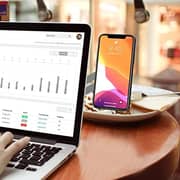 F30 Desktop Phone Holder Silver