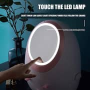 Cosmetic LED Lighted Mirror Storage Box Pink