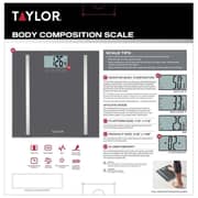 Taylor Digital Body Composition Scale - ELYSM-5721IWE-02D