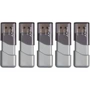 PNY Turbo Attaché 3 5pc Flash Drive USB3.0 128GB Grey - P-FD128X5TBOP-MP