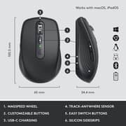 Logitech MX Keys Wireless Mouse and Keyboard Graphite - 920-011048