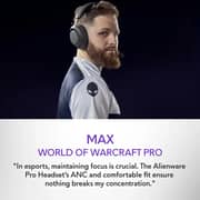 Alienware Pro Wireless Over Ear Gaming Headset Dark Side Of The Moon - BBY-AWProH-D