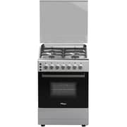 Super General Free Standing 4 Burners Gas Cooker 60cm Black/Stainless Steel - SGC6175MSFS