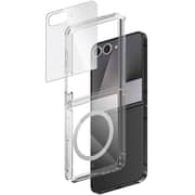Smartix Magnetic Clear Case With Screen Protector Transparent Samsung Galaxy Z Flip7 - SFL7MBN