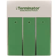 Terminator 3 Way Universal Socket Adaptor Green - TMA132A