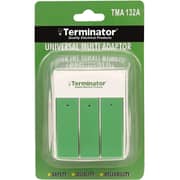 Terminator 3 Way Universal Socket Adaptor Green - TMA132A
