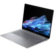 HP OmniBook Ultra (2025) AI PC - AMD Ryzen AI 9-365 / 14inch 2.2K / 32GB RAM / 1TB SSD / Shared AMD Radeon 880M Graphics / Windows 11 Home / English & Arabic Keyboard / Meteor Silver Aluminum / Middle East Version - [14-FD0003NE]