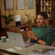 HP OmniBook Ultra (2025) AI PC - AMD Ryzen AI 9-365 / 14inch 2.2K / 32GB RAM / 1TB SSD / Shared AMD Radeon 880M Graphics / Windows 11 Home / English & Arabic Keyboard / Meteor Silver Aluminum / Middle East Version - [14-FD0003NE]