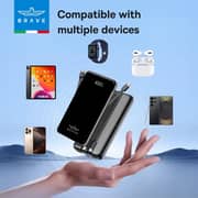 Brave Ultra Lite Pro Power Bank 12000mAh Black - BP-25