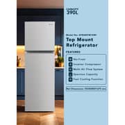 Advancetech America 390L Top Mount Refrigerator with Inverter Compressor, Multi Air Flow, No-Frost, Fast Cooling, Door Alarm, Electronic Control – Inox Finish - ATR280TM1SWI