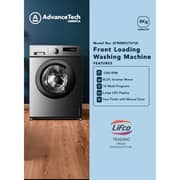 AdvanceTech America Front Load Washer 8 kg - ATW80FLTUI21
