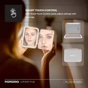 Porodo Power Bank With Mirror 5000mAh White/Rose Gold - PD-LFST161-WHRG