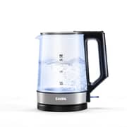 Tank Glass Kettle, 1.7L , 1850 Watts, Black, KG-2318