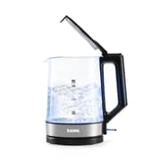 Tank Glass Kettle, 1.7L , 1850 Watts, Black, KG-2318