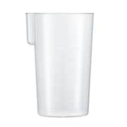 Tank Hand Blender with 600ml BPA Free Beaker, with 5 Speed Control + Turbo, 600 Watts, White, CM-6003-1