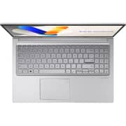 Asus Vivobook 15 (2025) Laptop - 1st Series / Intel Core 5-120U / 15.6inch FHD / 512GB SSD / 16GB RAM / Shared Intel Graphics / Windows 11 Home / English & Arabic Keyboard / Cool Silver / Middle East Version - [X1504VA-BQ580W]