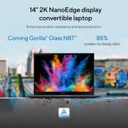 Asus Vivobook S14 Flip 2-in-1 (2025) Laptop - 13th Gen / Intel Core i5-13420H / 14inch WUXGA / 512GB SSD / 16GB RAM / Shared Intel Iris Xe Graphics / Windows 11 Home / English & Arabic Keyboard / Cool Silver / Middle East Version - [TP3402VA-LZ669W]